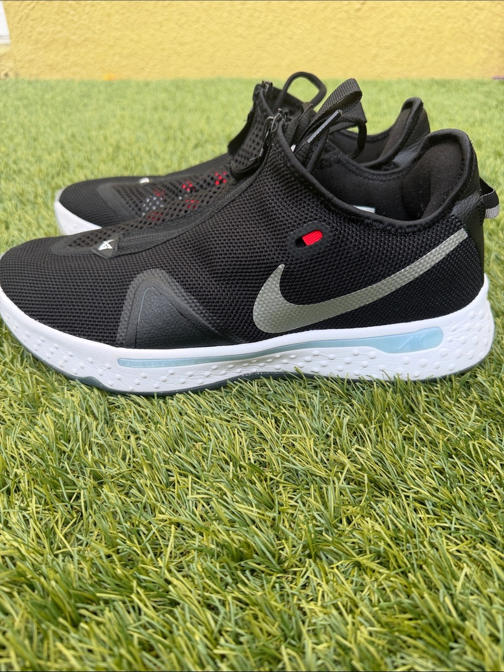 Nike PG 4 Basketball Shoes Black Gray Men’s Size 10.5 Paul George Sneakers